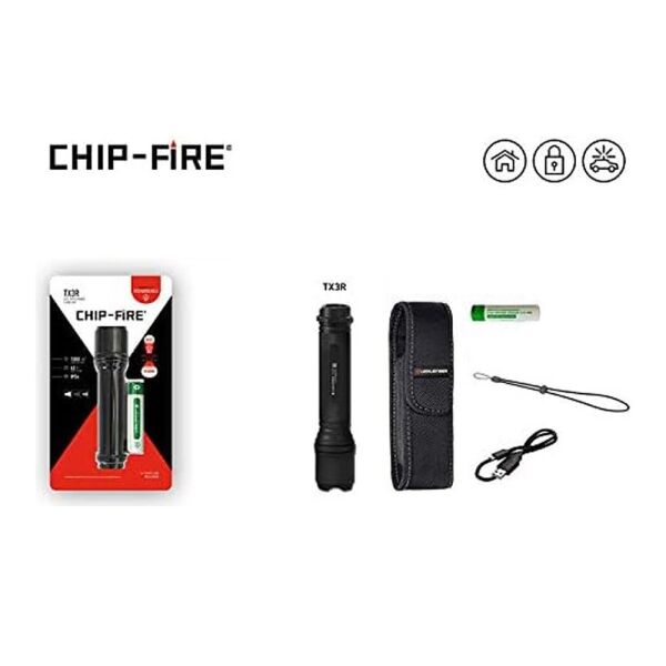 LEDLENSER CHIP FIRE TX3R EL FENERİ 502033