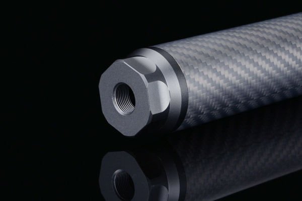Silverback Airsoft Sahte Carbon Susturucu, KISA 14mm CCW