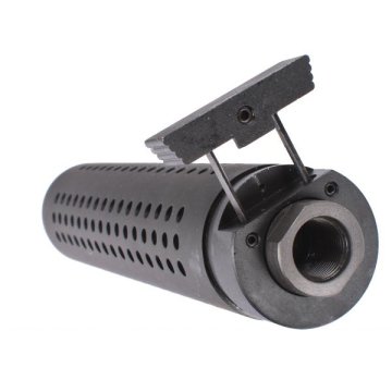 ISG KAC PDW QD Alev Gizleyenli QD Susturucu Replika UZUN 17.7cm- Siyah ISG0489