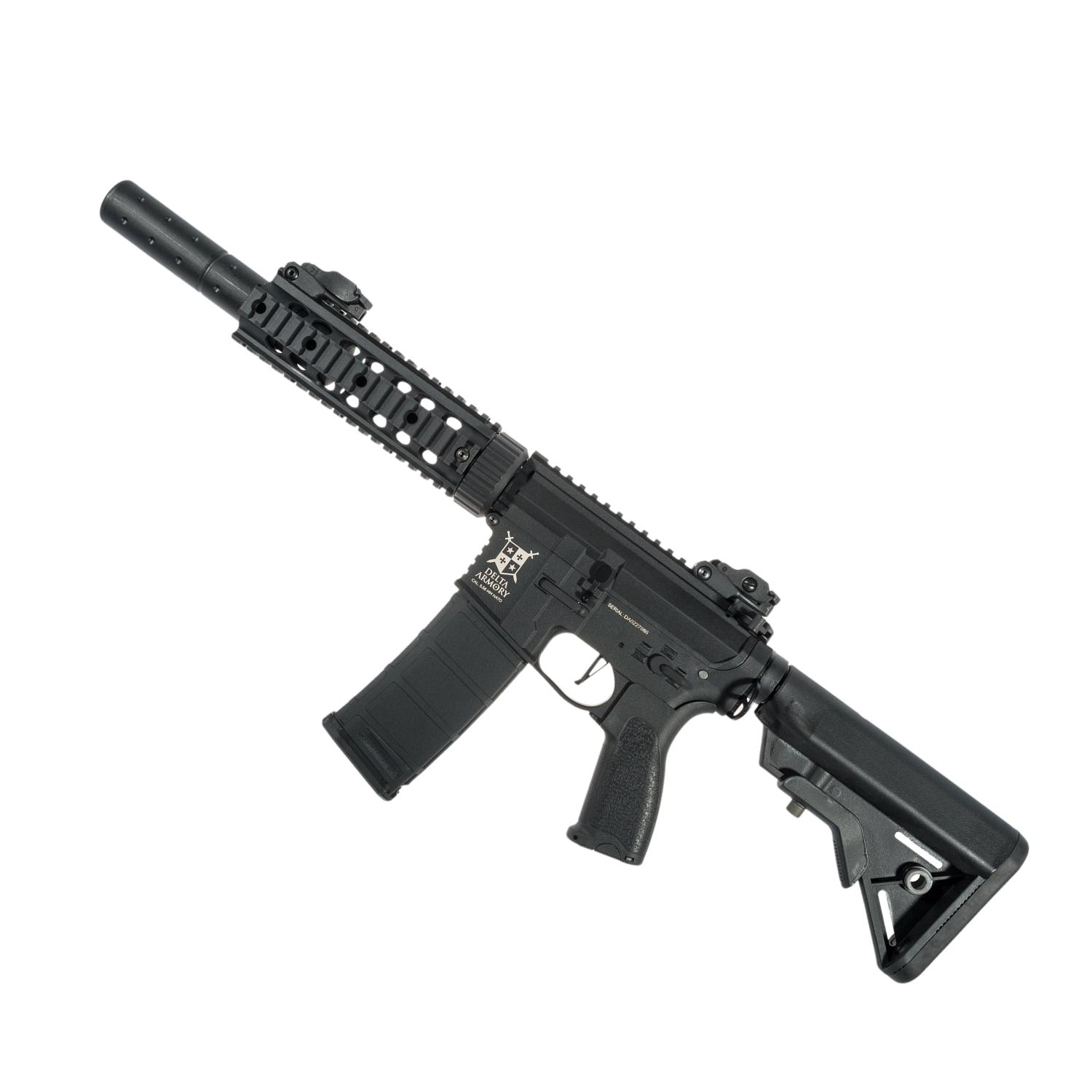 Delta Armory M4 AR15 SilentOps 7'' Charlie ETU Airsoft Tüfek Siyah DA-C05-ETU