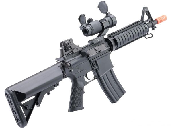 Colt Lisanslı M4 CQB-R SOPMOD SIYAH LiPo Ready Metal Gearbox Airsoft Tüfek CYMA OEM