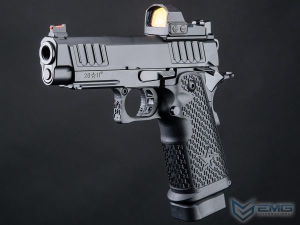 Army Helios Staccato Licensed C2 Compact 2011 GBB Pistol with RMR Cut Tabanca