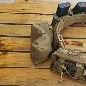 ISG TACTICAL BELT - TAKTIK KEMER SETI - KÜTÜKLÜK - TAN -ÇÖL RENGİ