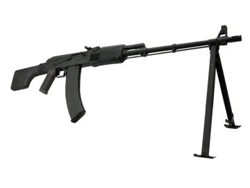 CYMA CM052A Full Metal RPK Airsoft AEG Siyah - Katlanır dipçik - Bipod dahil