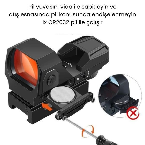 SOTAC Red Dot Shooting Sight Adjustable Riflescope For 20mm Rail  Nişangah - HD101AJ
