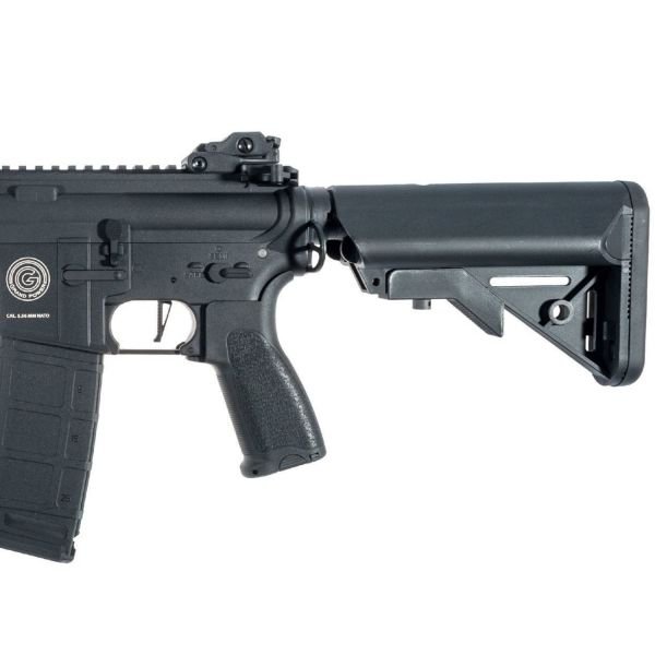 Delta Armory Grand Power AR15 KeyMod 10'' Charlie  PIL SARJ SET Airsoft Tüfek / Siyah DA-GP-C04