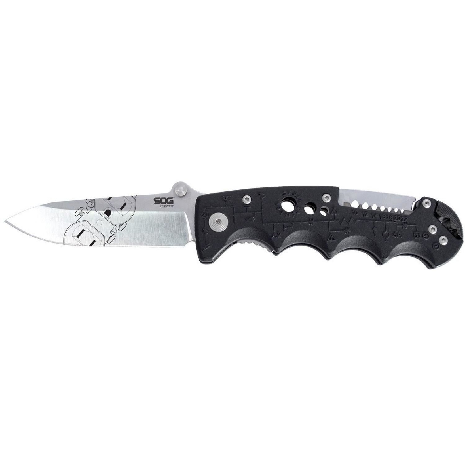 SOG EL-01 Kilowatt Kablo Sıyırıcılı Çakı